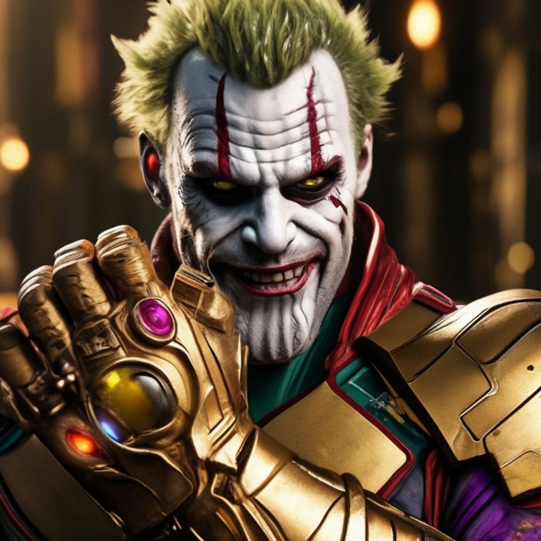 Thanos as Joker