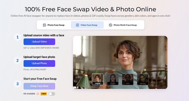 Vidwud AI Face Swap