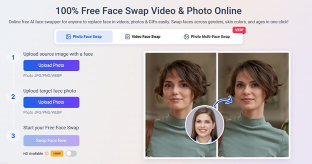 Vidwud Face Swap Tool