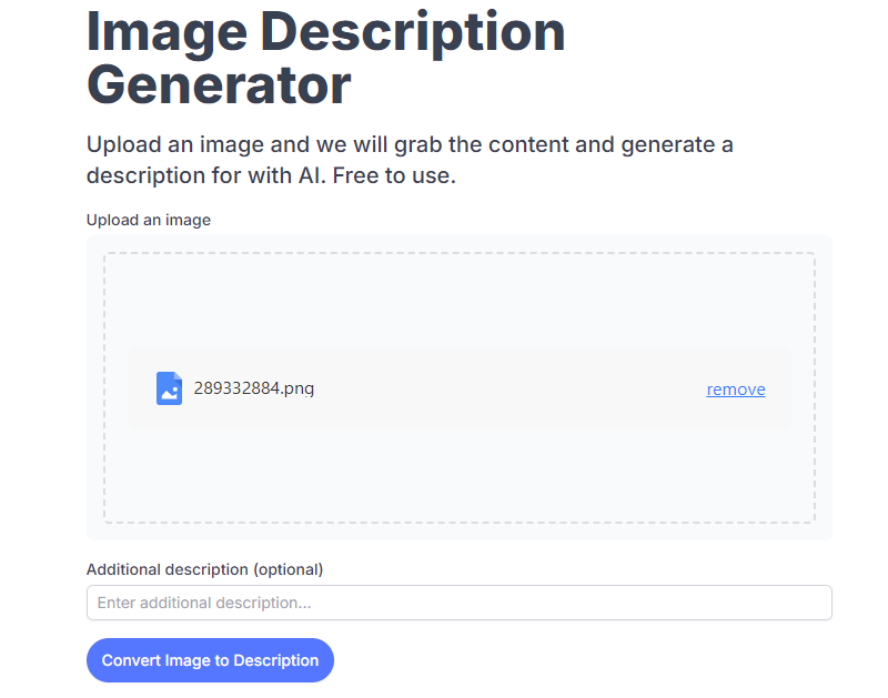 Pallyy免費AI圖像描述生成工具