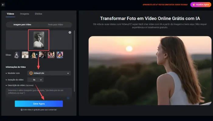 animar foto antiga com vidwud