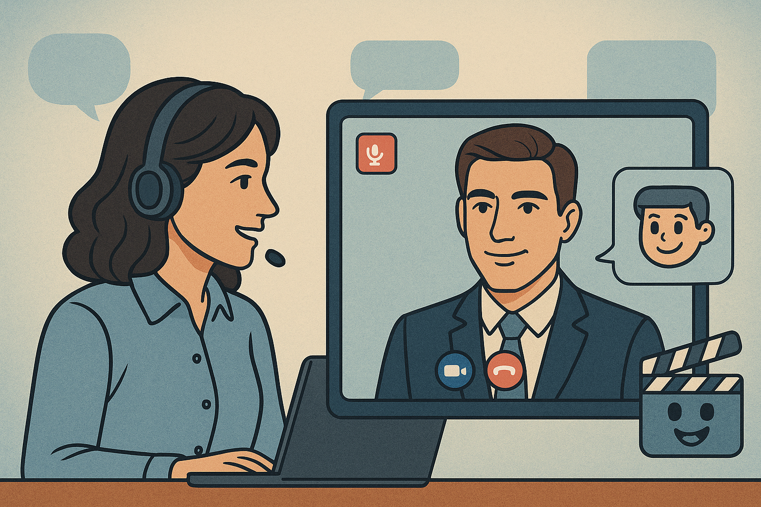 AI視訊聊天：人性化機器人對話的未來