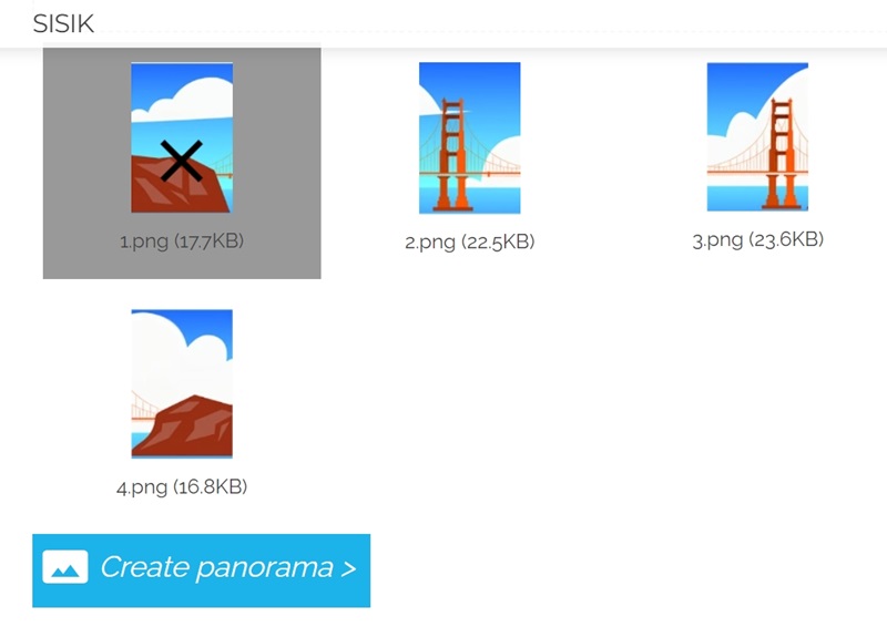 使用Sisik製作全景圖
