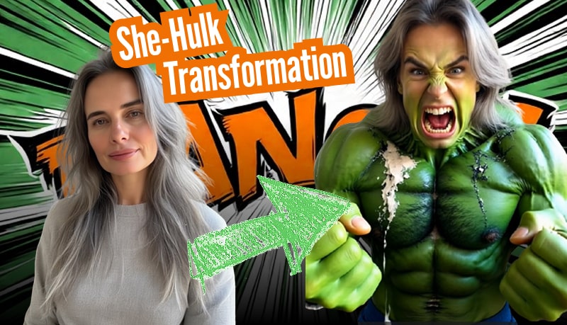 女浩克變身AI：釋放你內在的野獸