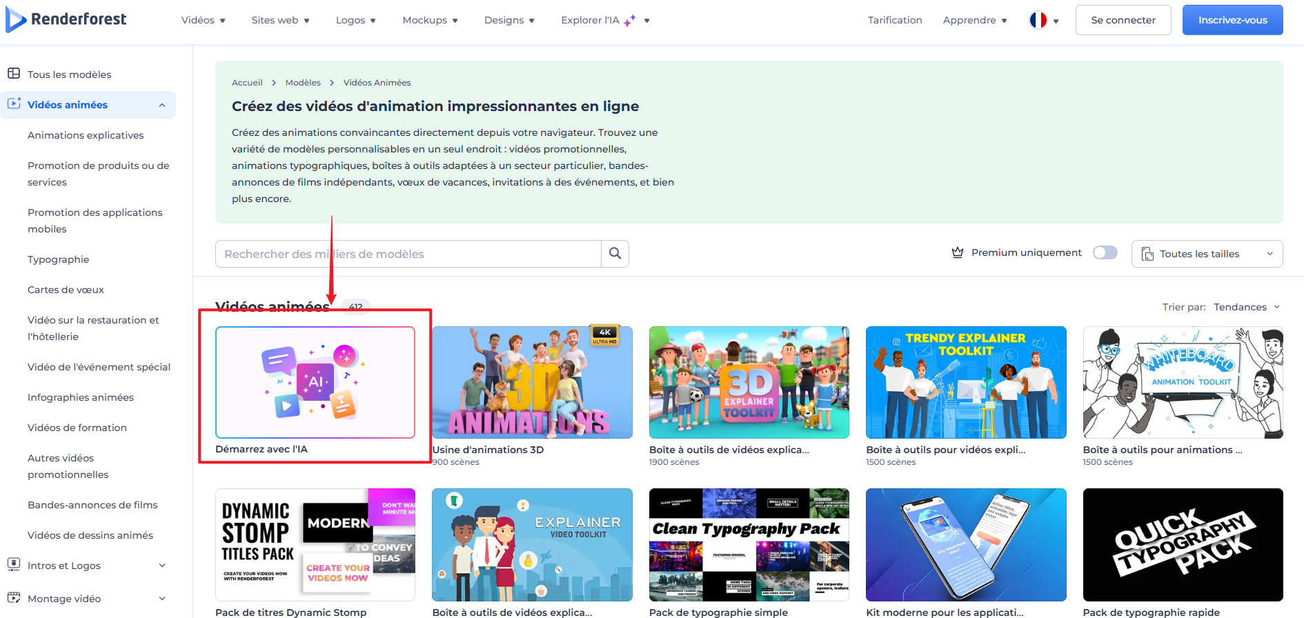 dessin animé en vidéo - Renderforest