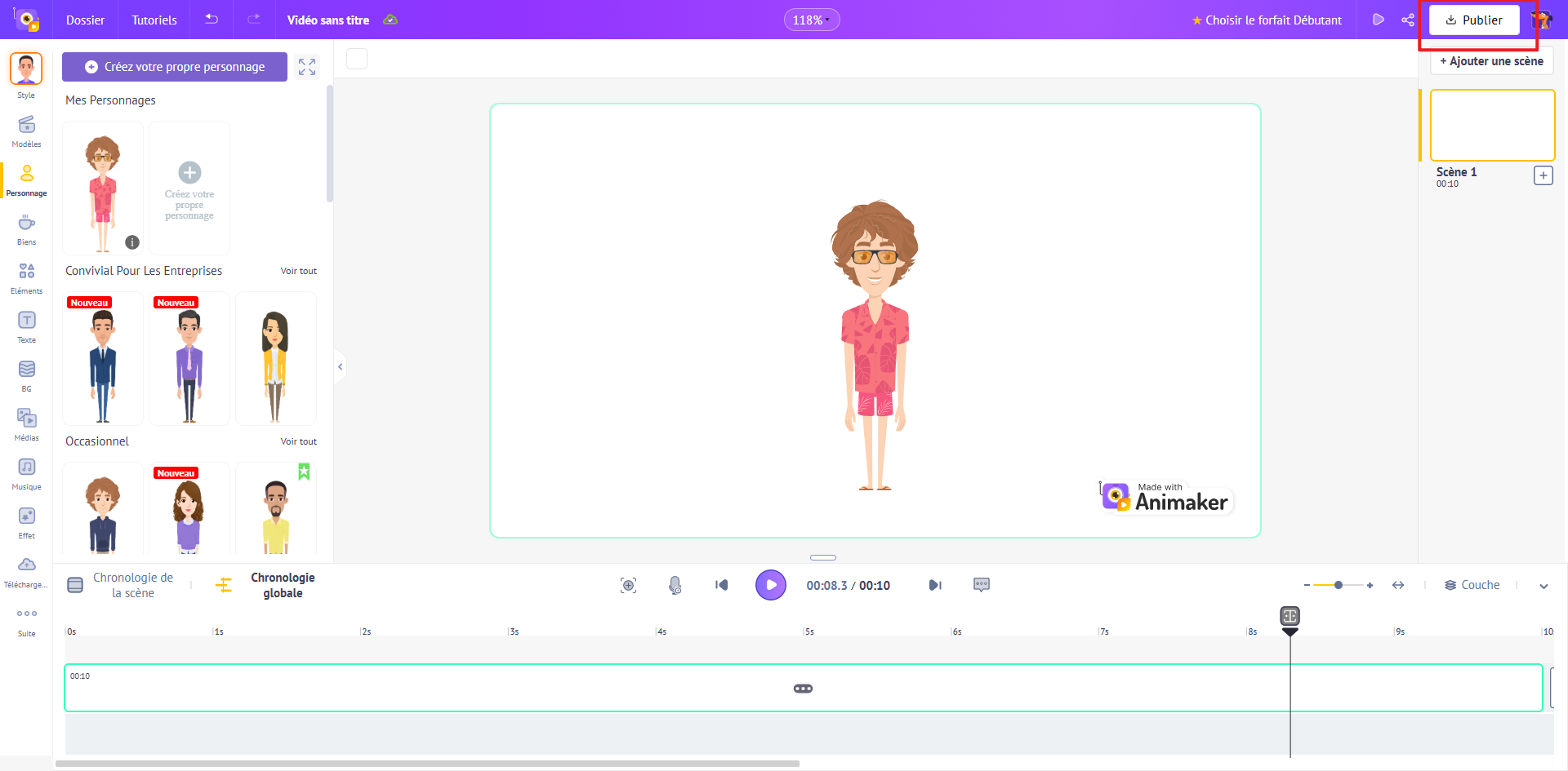 vidéo animée - Animaker