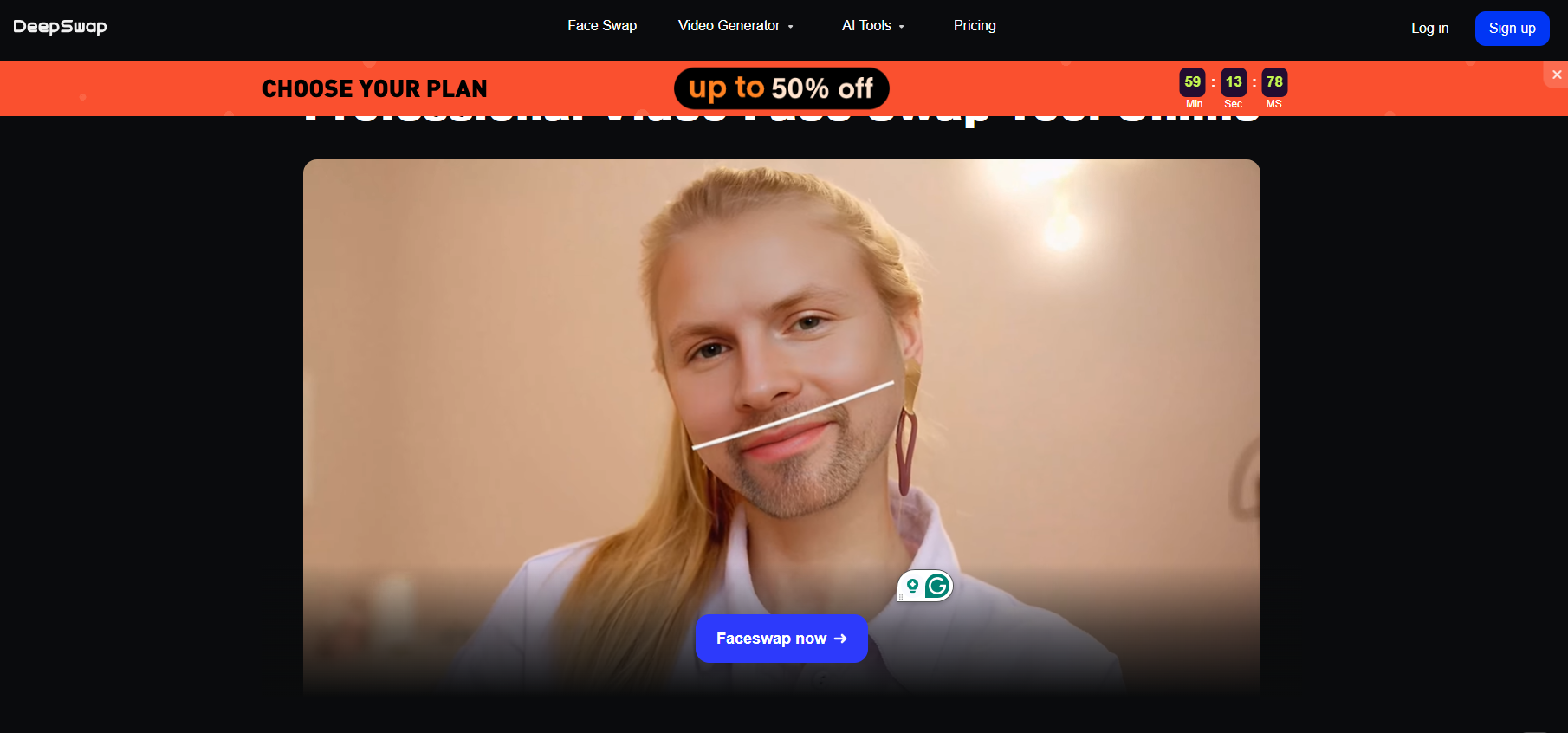 AI Image Deepfake Generator - DeepSwap