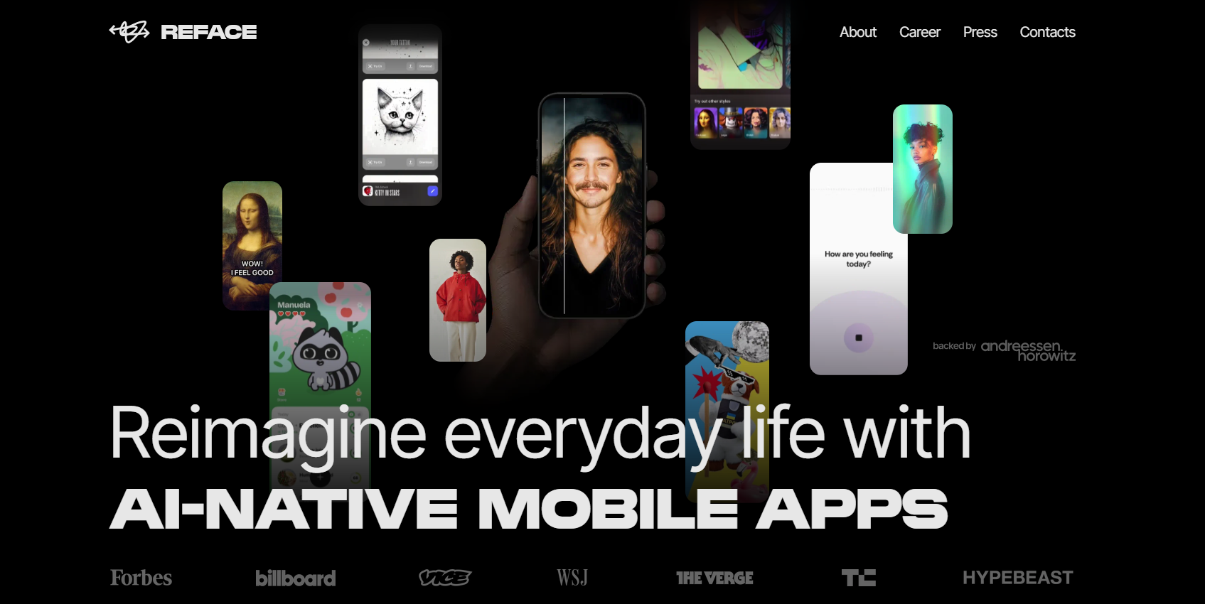 AI Image Deepfake Generator App - Reface