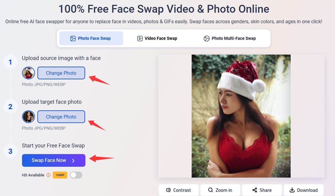 Sex Face Swap with Vidwud