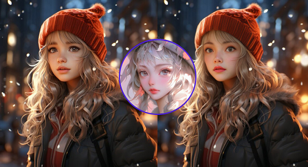 Anime Cute Girl Face Swap