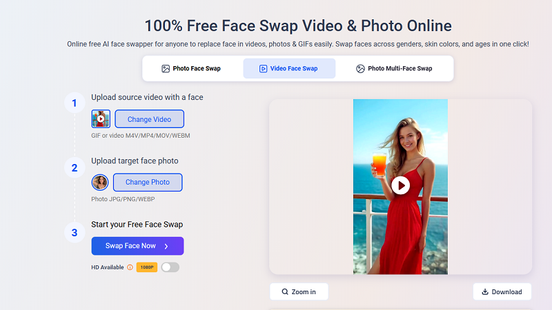 How to Make a Hot Girl Face Swap in a Video Download
