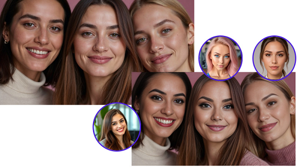 Multiple Hot Girl Face Swaps