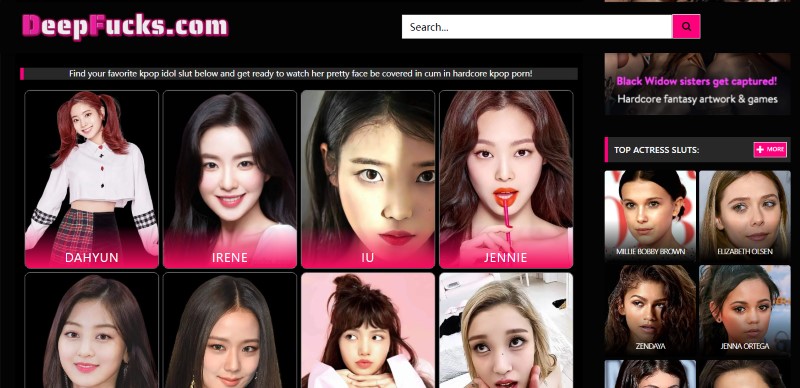 Kpop Deepfake Video Site DeepFucks