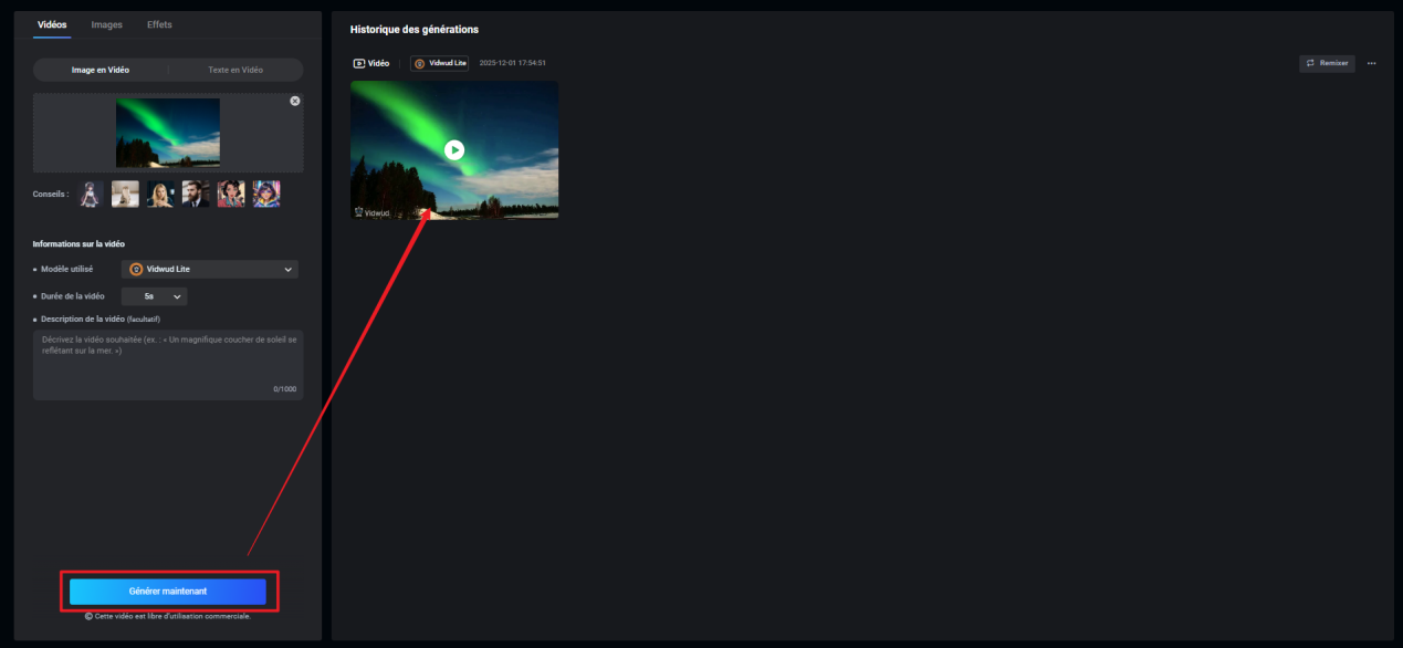 comment faire bouger une image fixe – Vidwud AI
