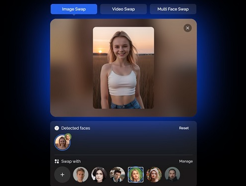 cómo intercambiar una cara en una foto con un intercambiador de caras