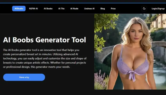 aistuduio para aumentar seios em foto