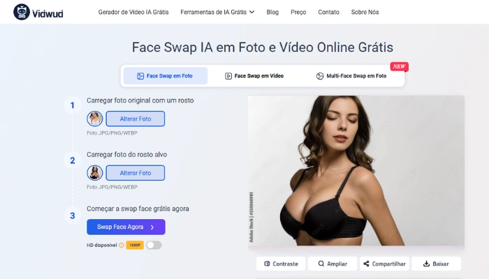 swap face com vidwud