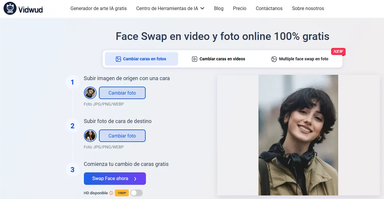 swap head en foto