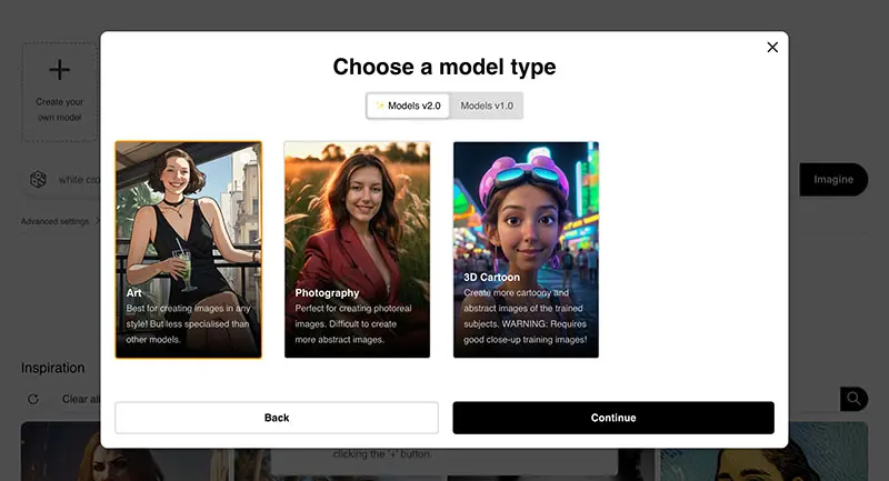 crear outfits con Imagineme.ai-paso 1