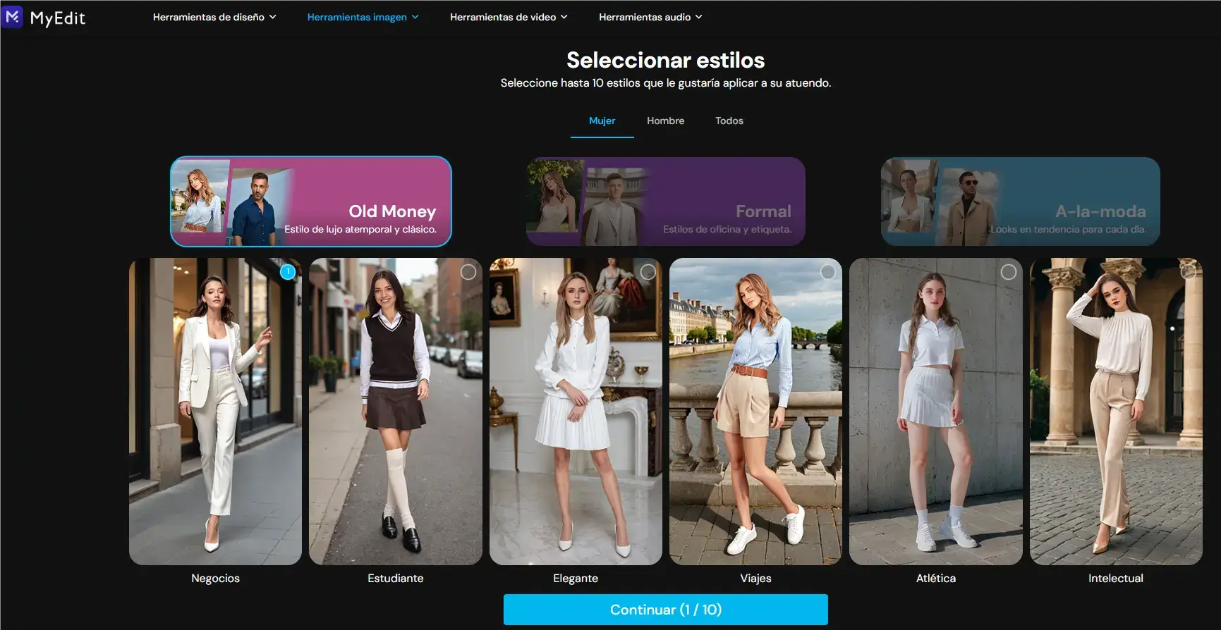 crear outfits con MyEdit-paso 1