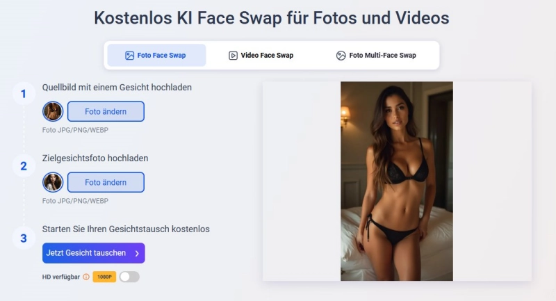 deepfake NSFW Face Swap