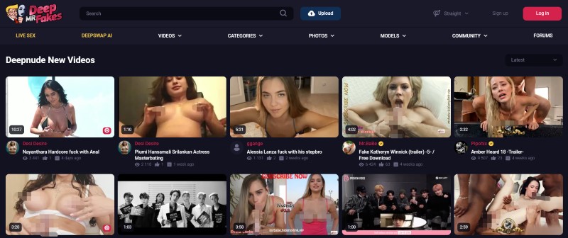 MrDeepFakes Deepnude Video Site