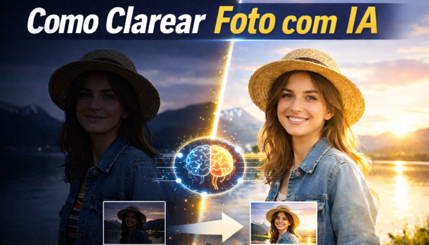 Como Clarear Foto com IA: As 2 Melhores Ferramentas Grátis e Online