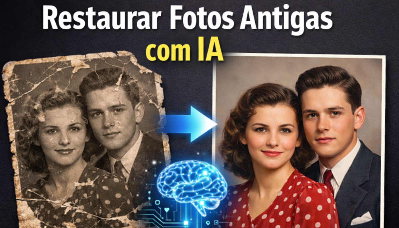 Como Restaurar Fotos Antigas com IA Online e Grátis: Guia Simples