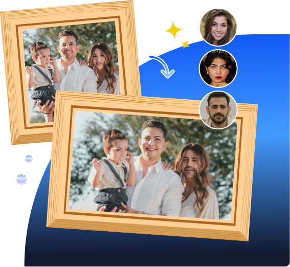 Multi-Face Swap for Family Photos