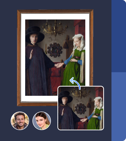 Multi-Face Swap for Classical Arts