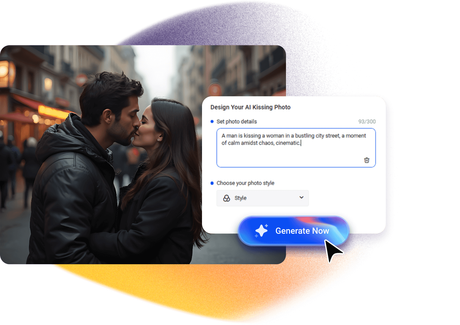 KI Kuss Generierung aus Text