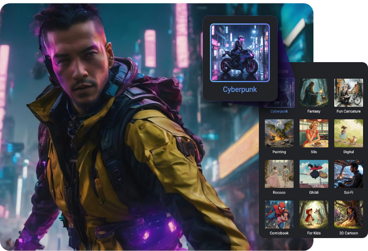 AI Story Video Generator - Wide Array of AI Styles